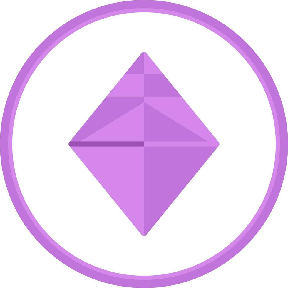 Crystal Vector Icon Design