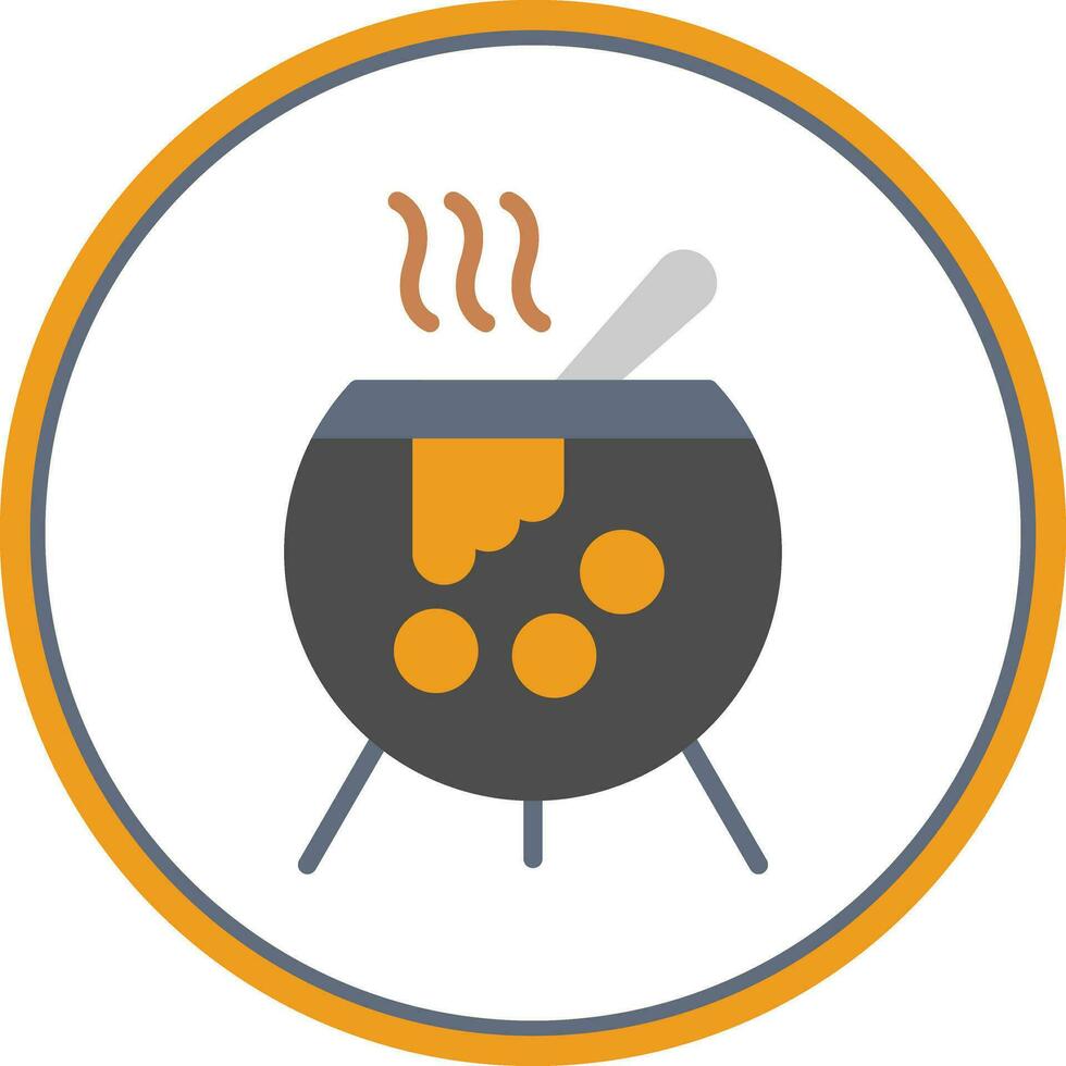 Cauldron Vector Icon Design