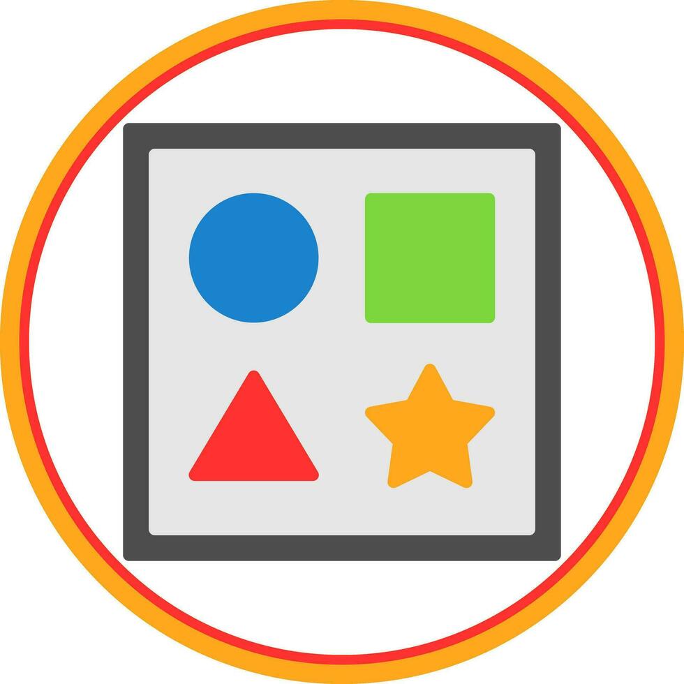 Shape Toy Vector Icon Design