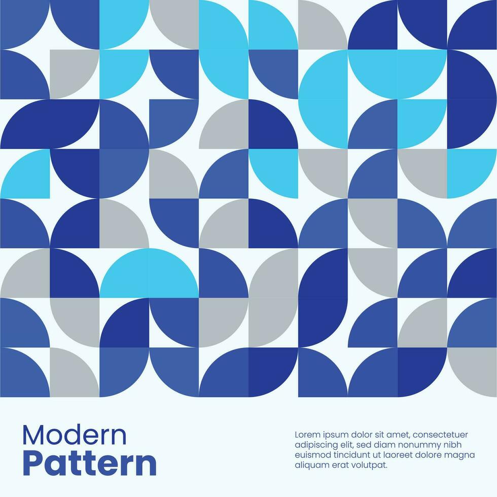 Modern Pattern Social Media Cover Design vector