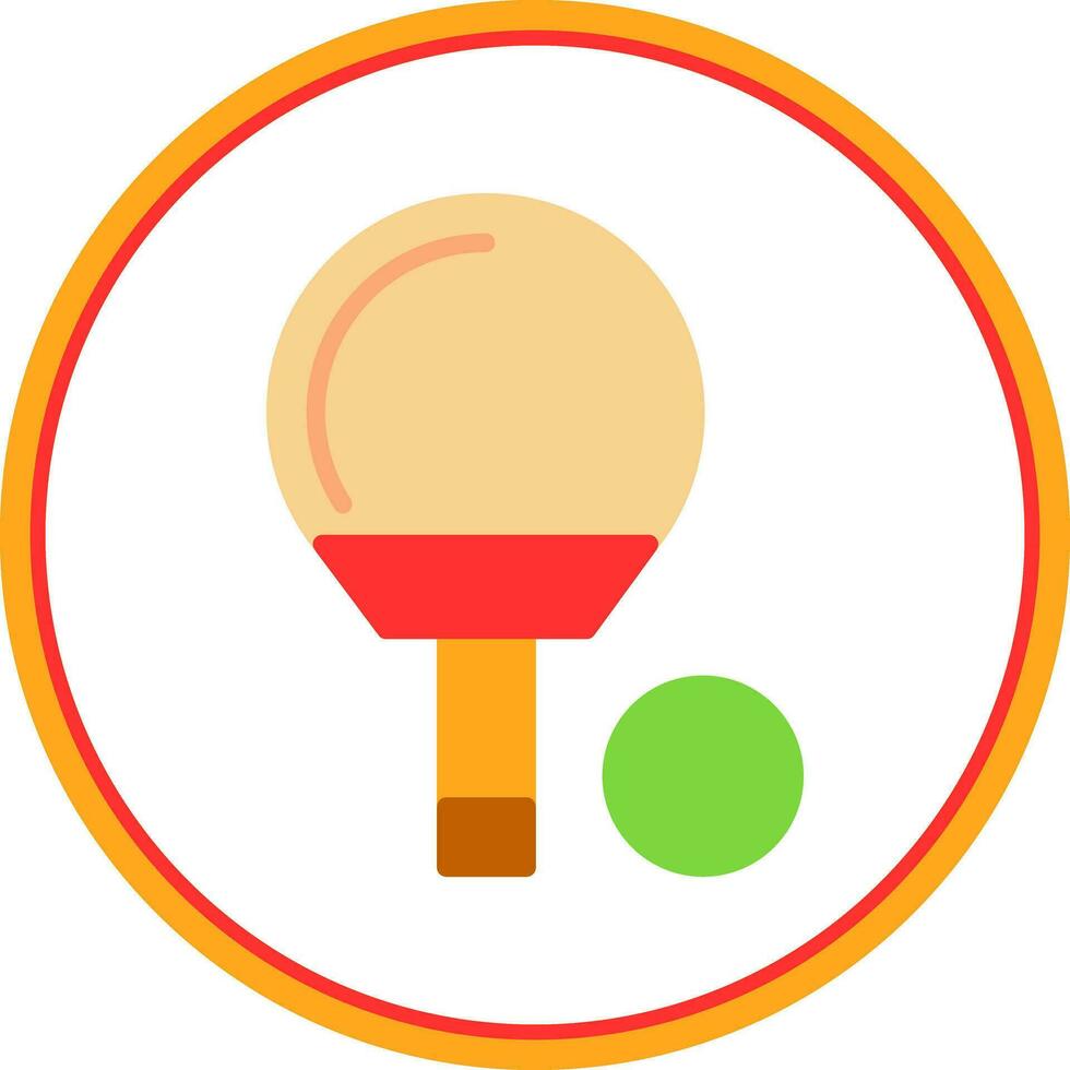 Ping Pong Vector Icon Design