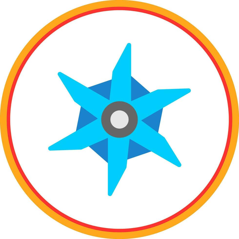 Pinwheel Vector Icon Design