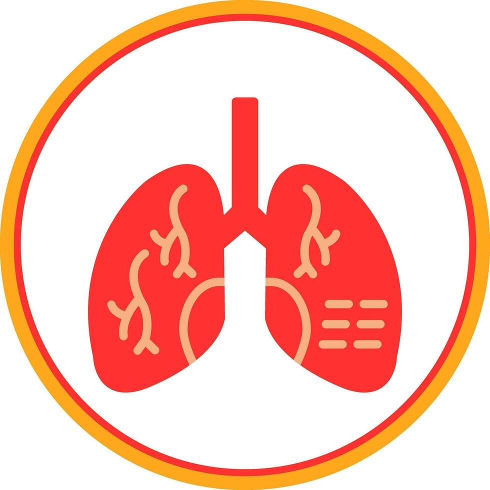 Lung Diseases Vector Icon Design