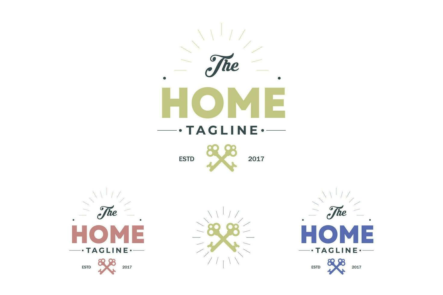 Home Logo design vector