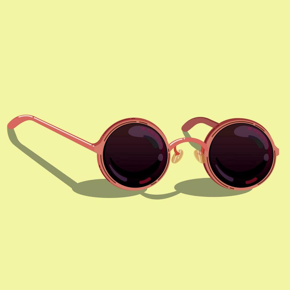 cool vintage sunglasses vector