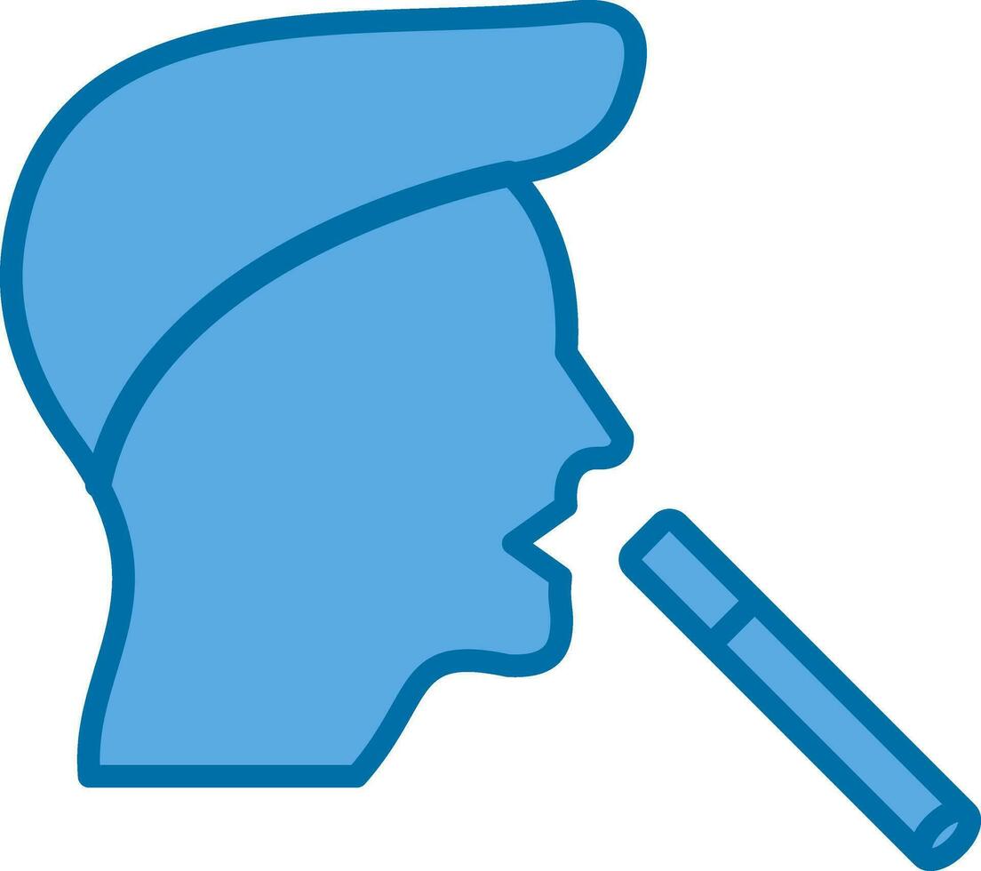 Boy Smoking Vector Icon Design