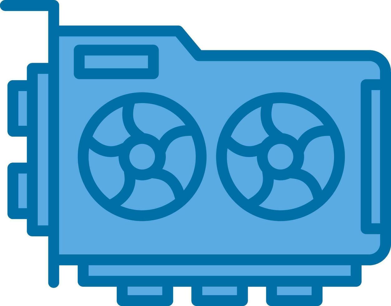 Graphic Card Vector Icon Design
