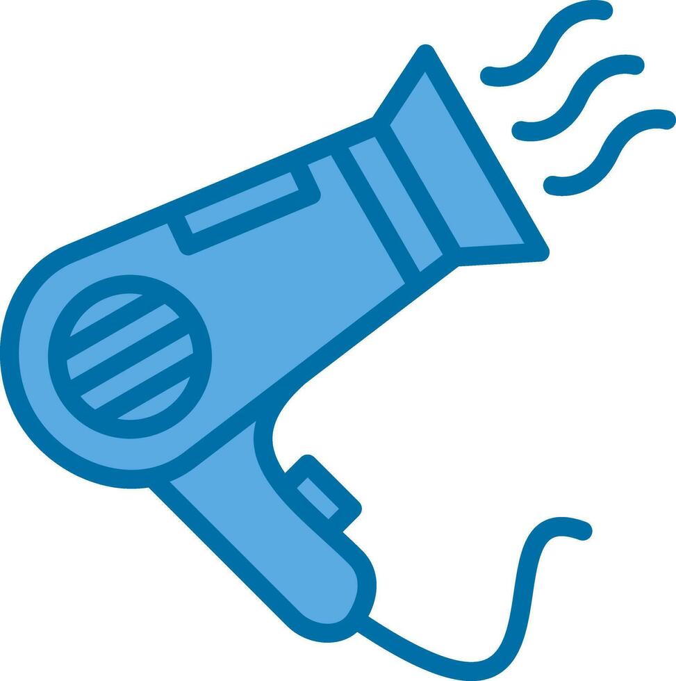 Hairdryer Vector Icon Design