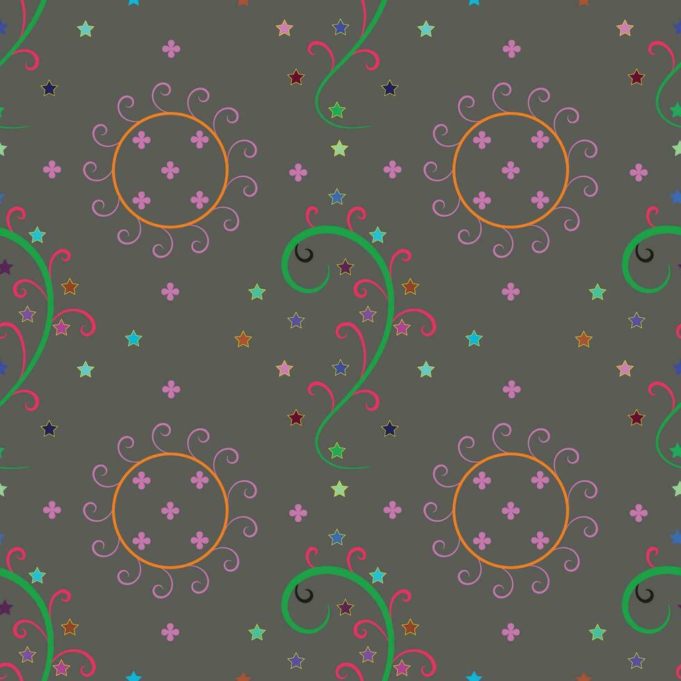Nice floral seamless pattern design Vector. vector