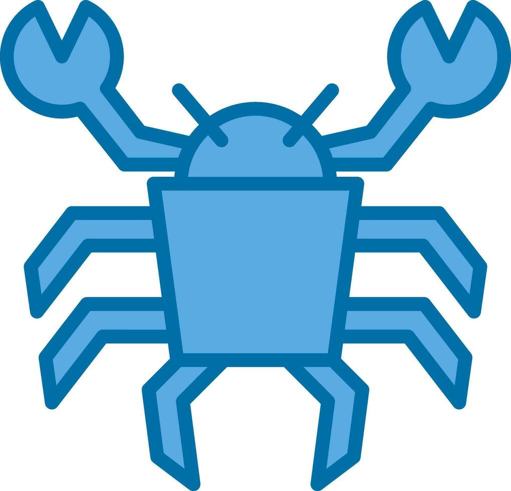 Crab Vector Icon Design