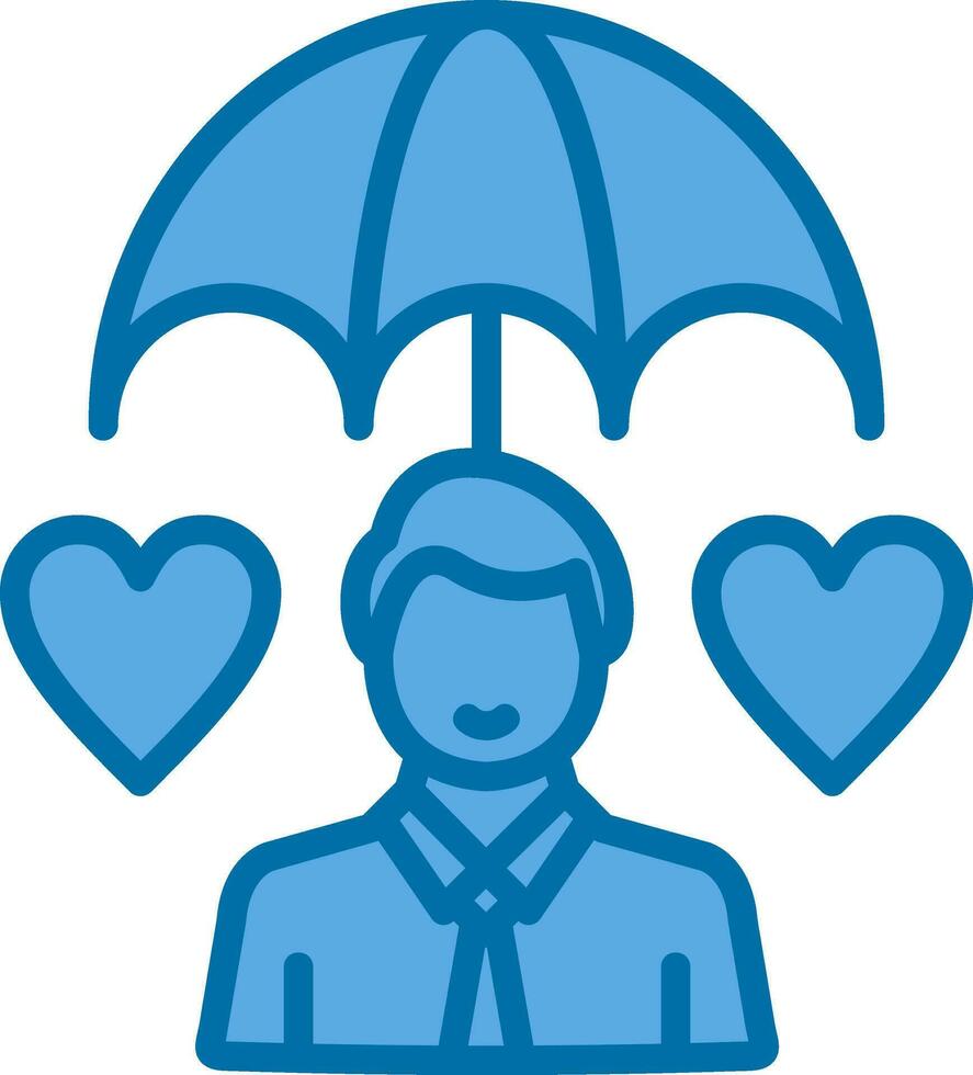 Life Insurance Vector Icon Design