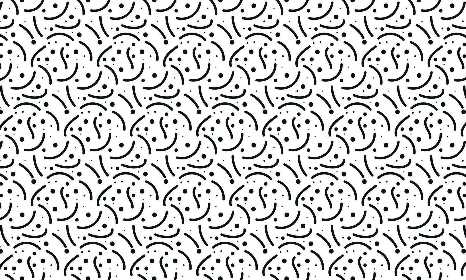 Unique seamless vector pattern design template