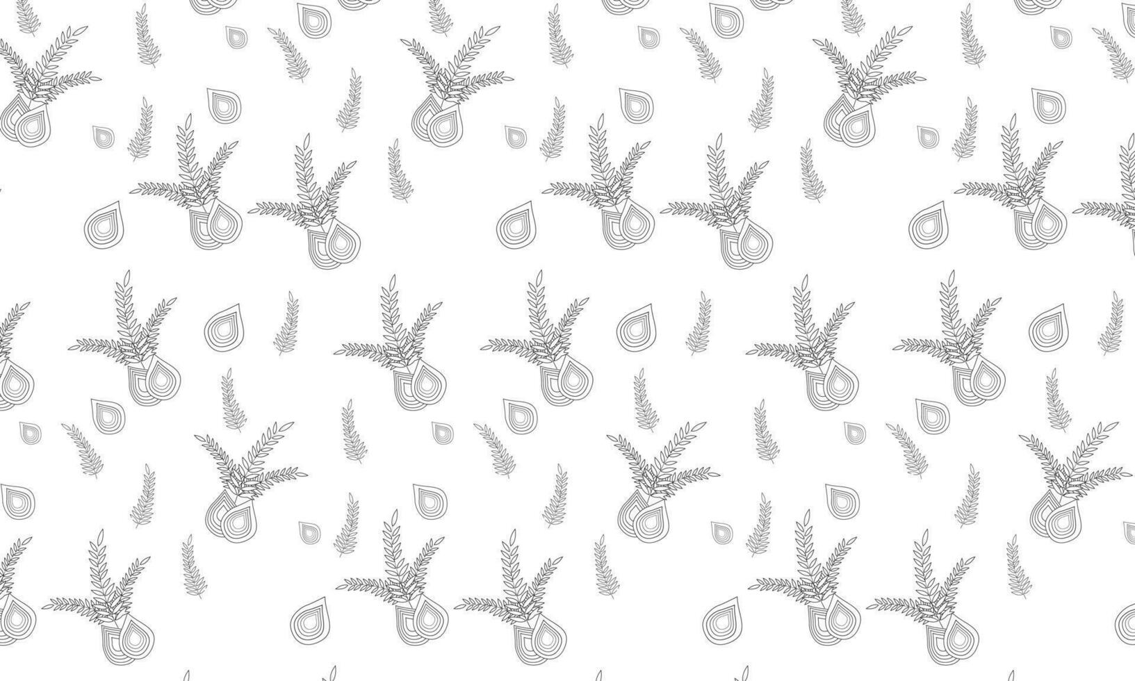 Unique seamless vector pattern design template