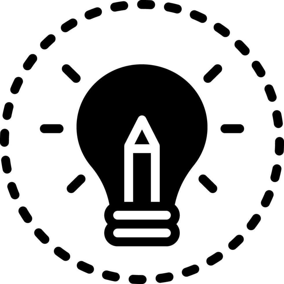 solid icon for creation vector