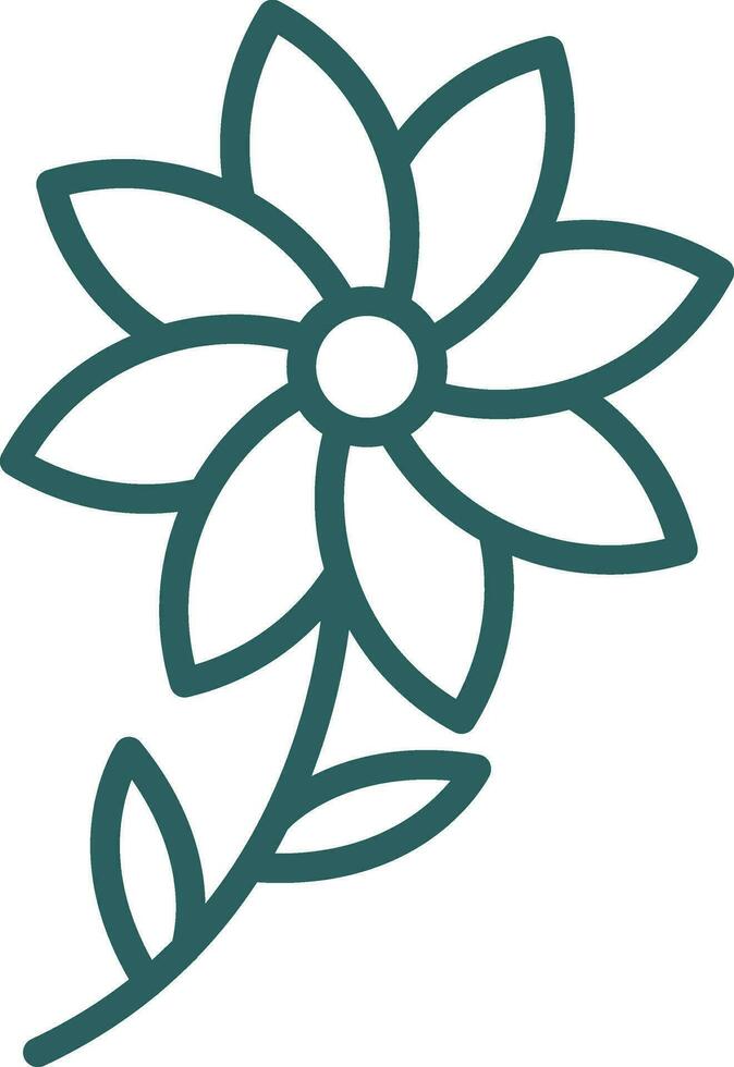 Flower Vector Icon Design