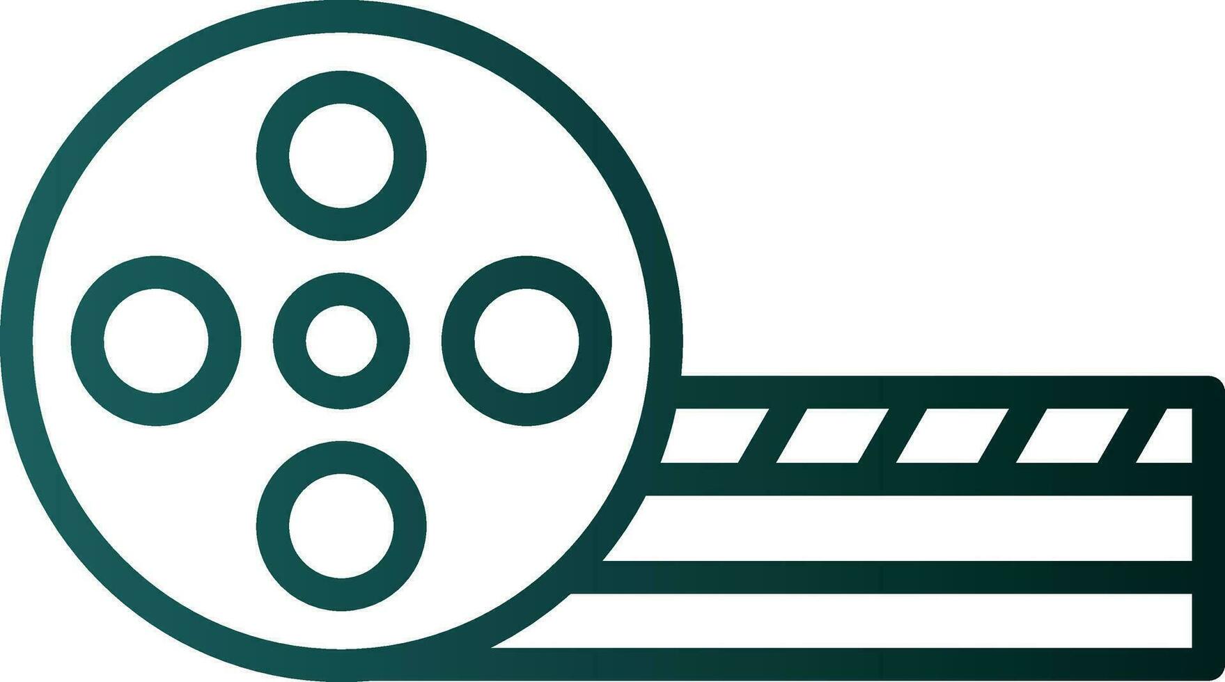 Movie Reel Vector Icon Design