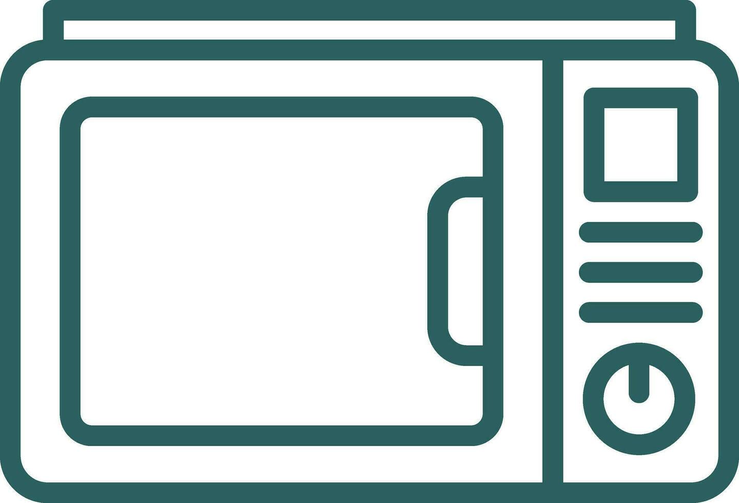 Microwave Vector Icon Design