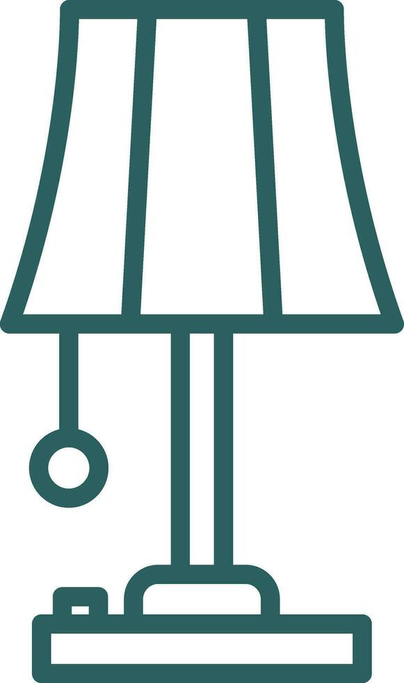 Lamp Vector Icon Design