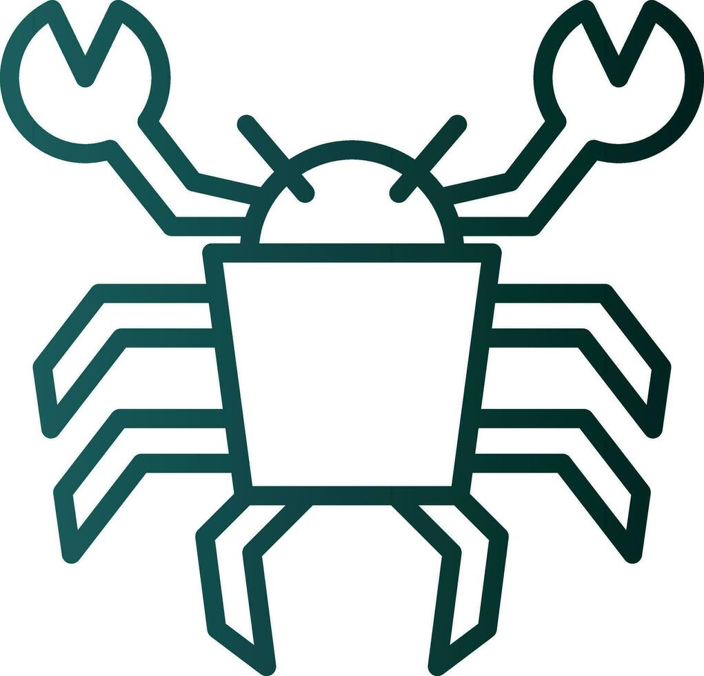 Crab Vector Icon Design