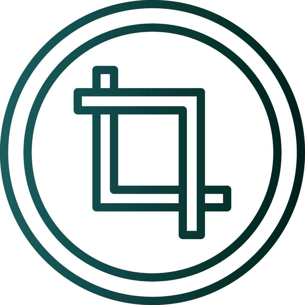 Crop Vector Icon Design