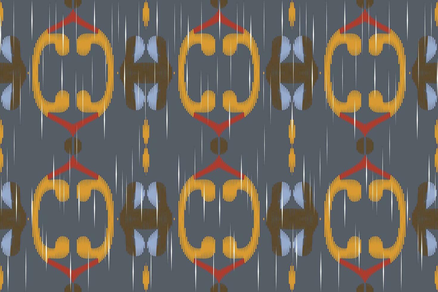 ikat tela cachemir bordado antecedentes. ikat damasco geométrico étnico oriental modelo tradicional.azteca estilo resumen vector ilustración.diseño para textura,tela,ropa,envoltura,pareo.