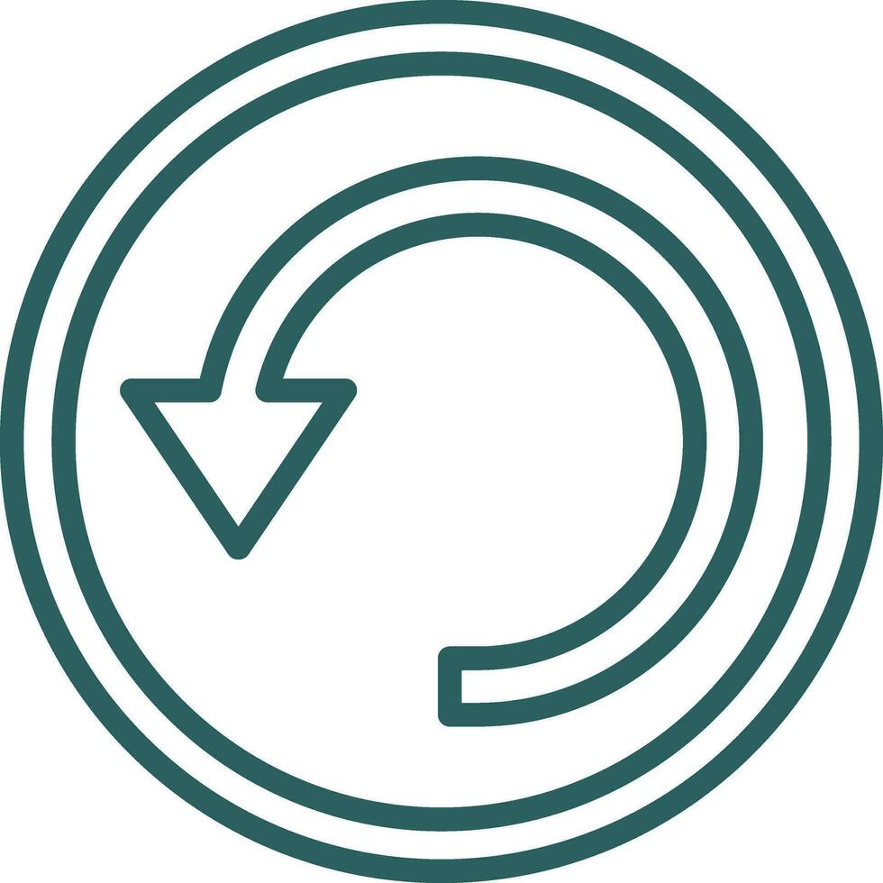 Circular Arrow Vector Icon Design