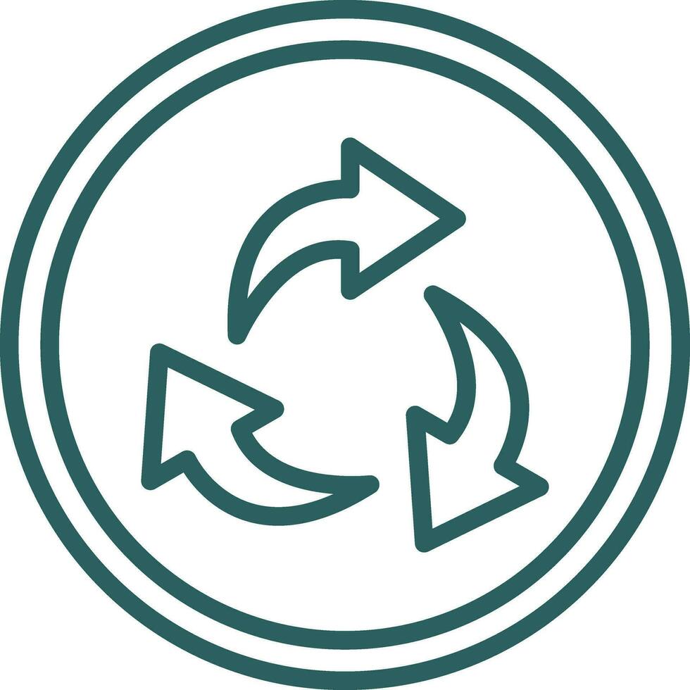 Recycle Vector Icon Design
