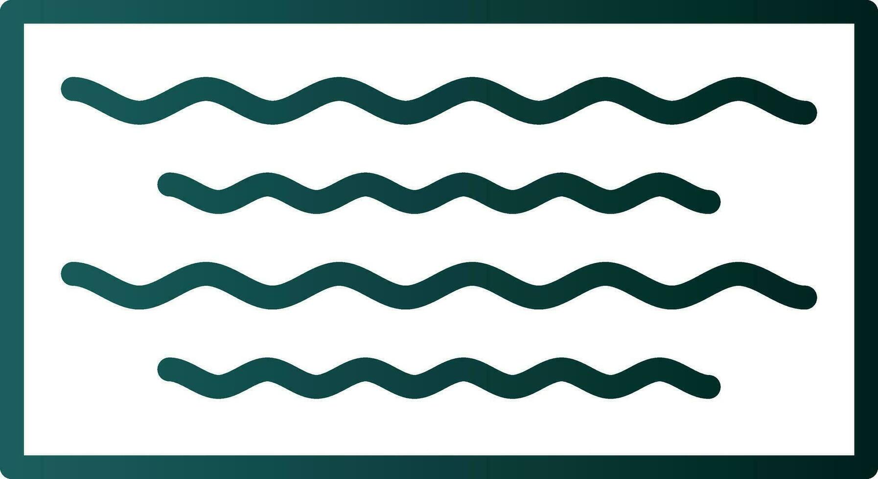 Waves Vector Icon Design