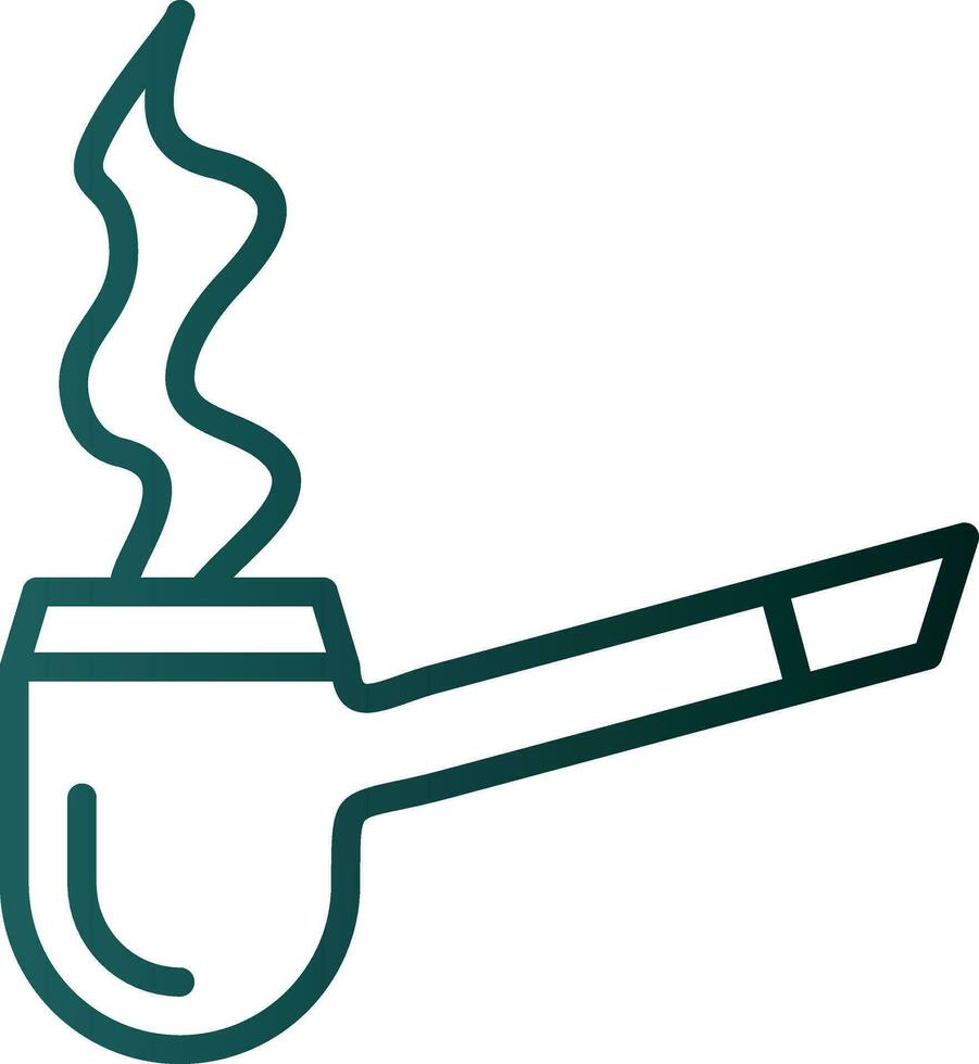 Smoking Pipe Vector Icon Design
