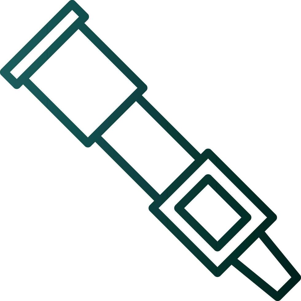 Spyglass Vector Icon Design