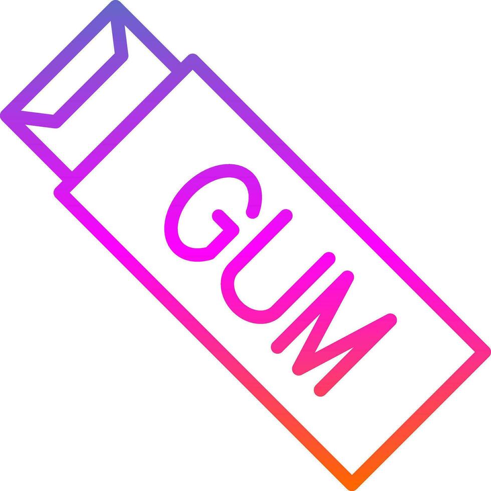 Chewing Gum Vector Icon Design