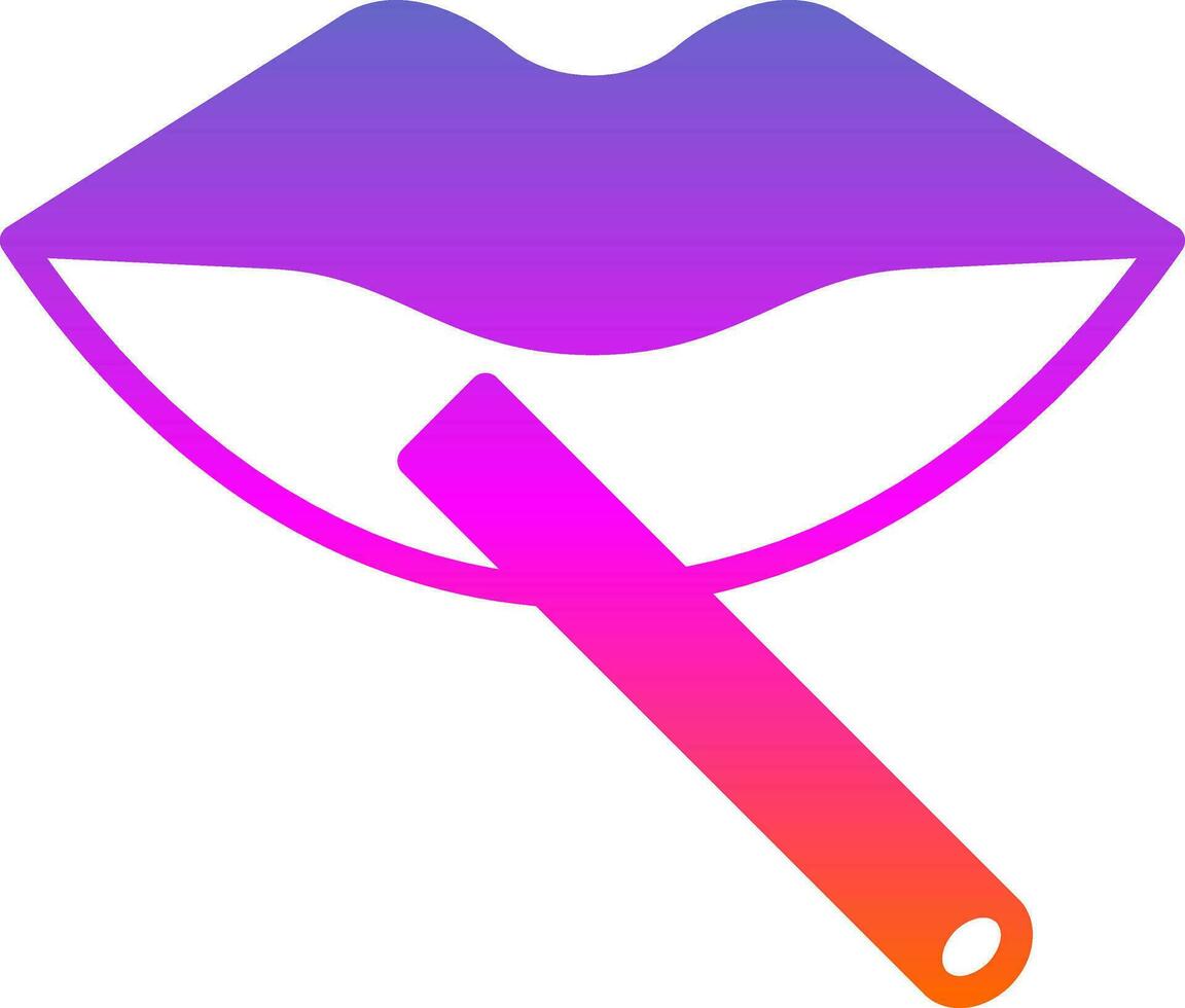 diseño de icono de vector de labios