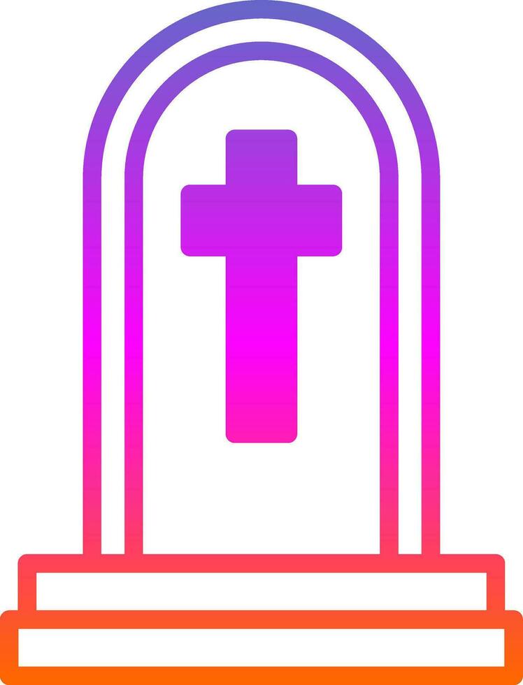 Tomb Vector Icon Design