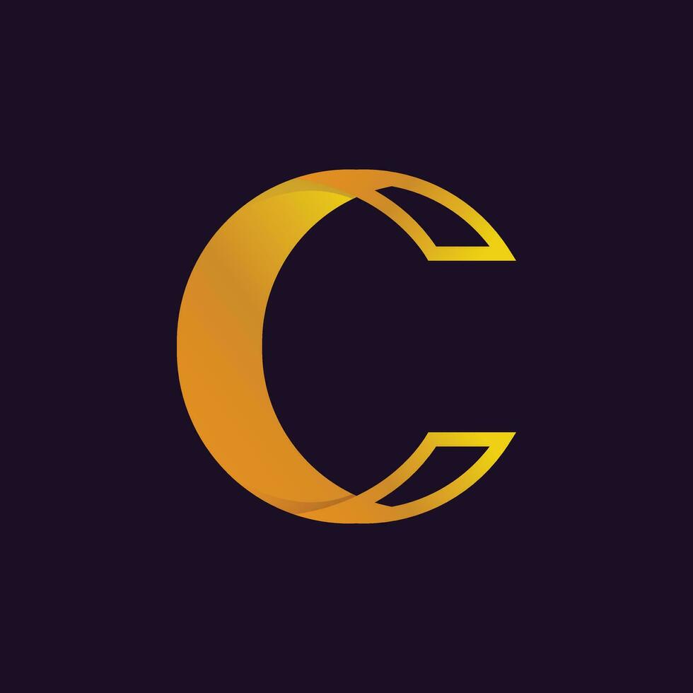 letter c logo design template Free Vector