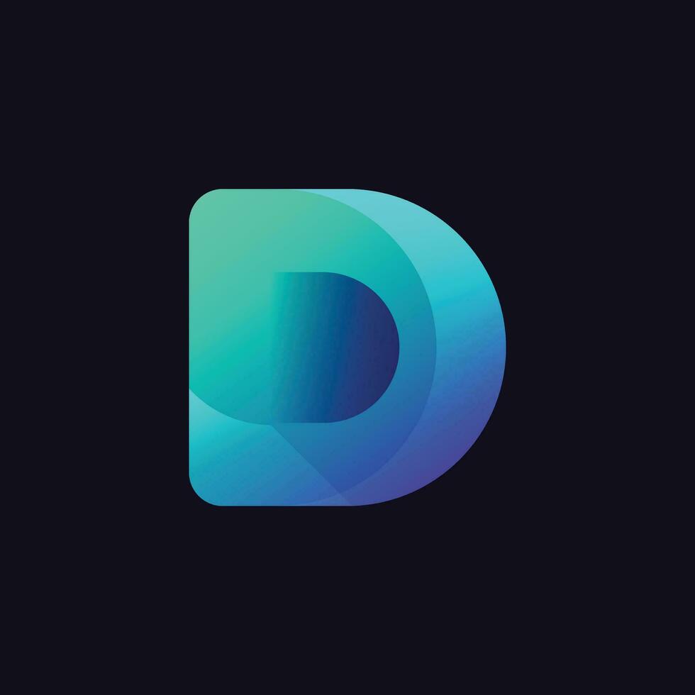 d dd letter logo vector icon overlapping style