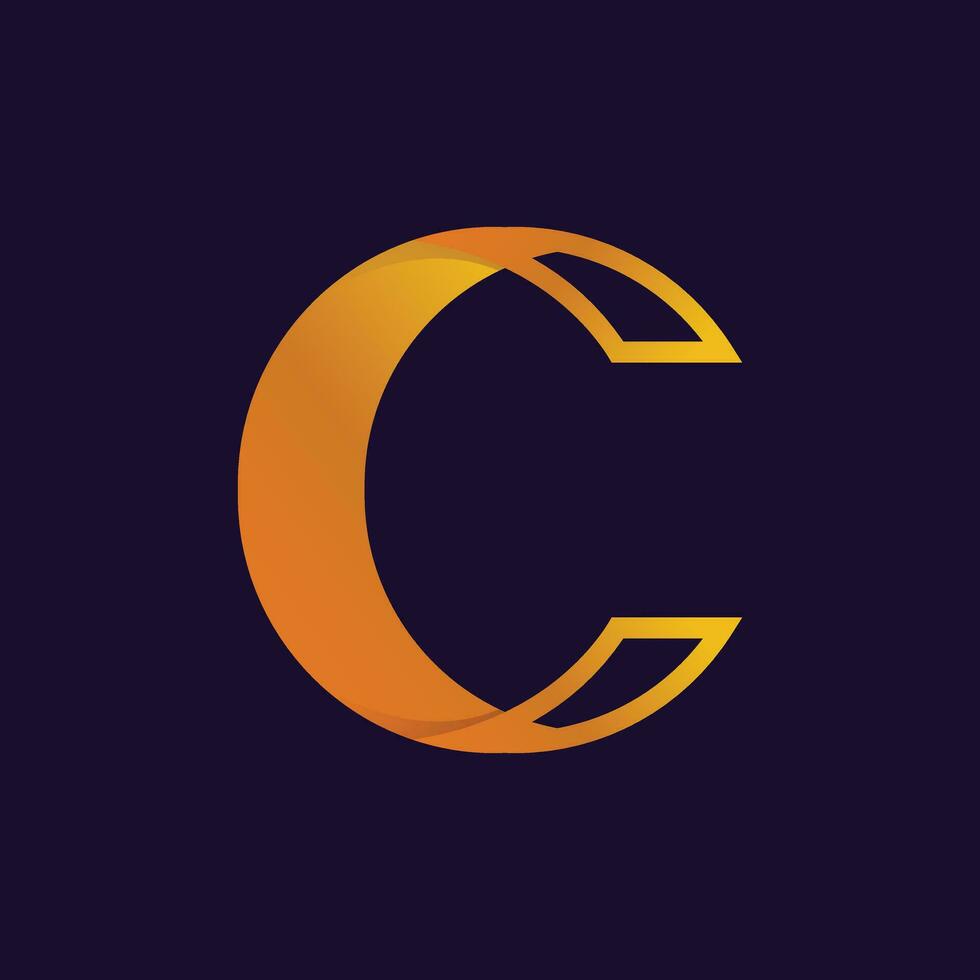 C Letter Logo Free Vector