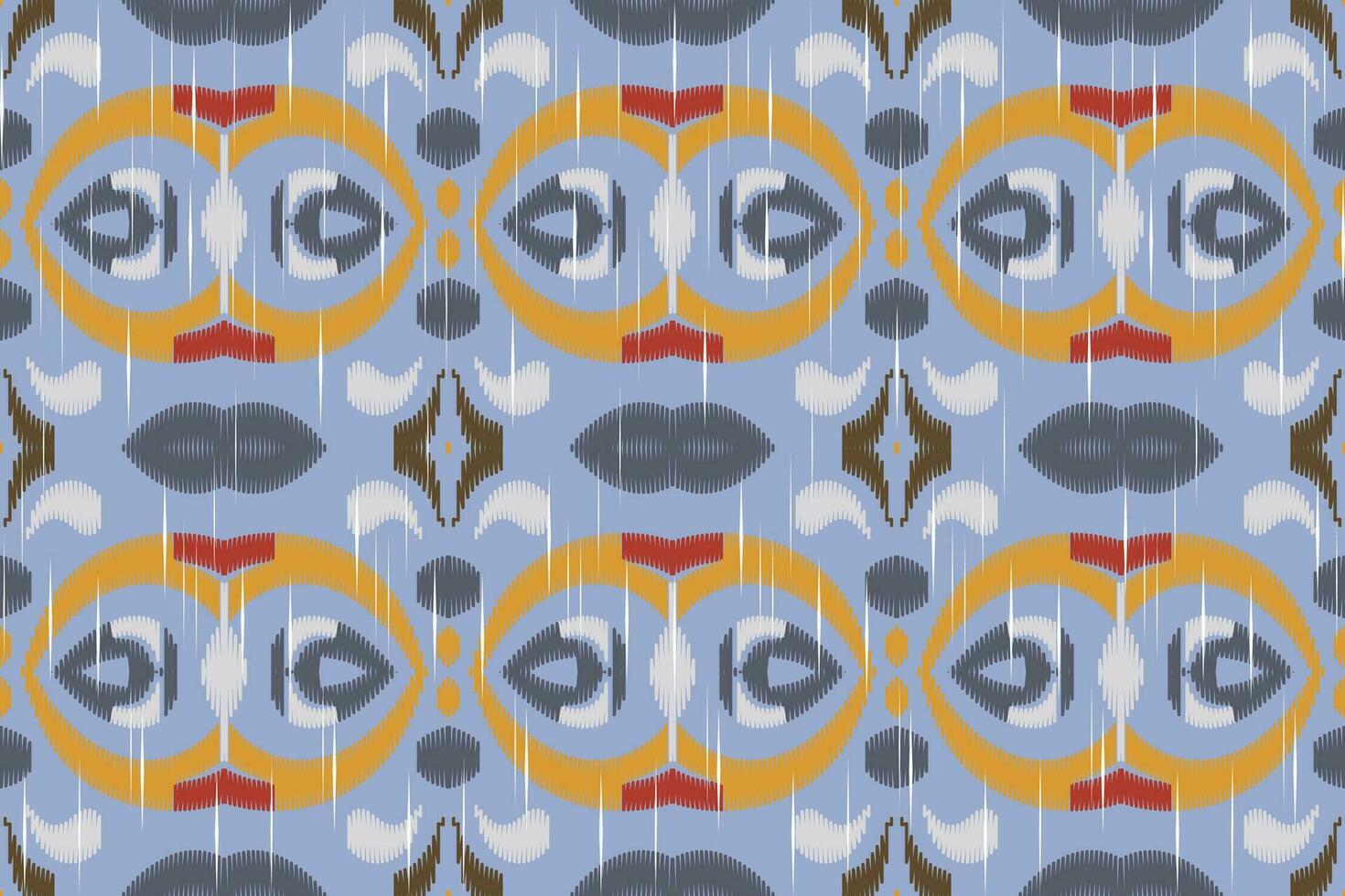 Motif Ikat Paisley Embroidery Background. Ikat Stripes Geometric Ethnic Oriental Pattern traditional.aztec Style Abstract Vector illustration.design for Texture,fabric,clothing,wrapping,sarong.