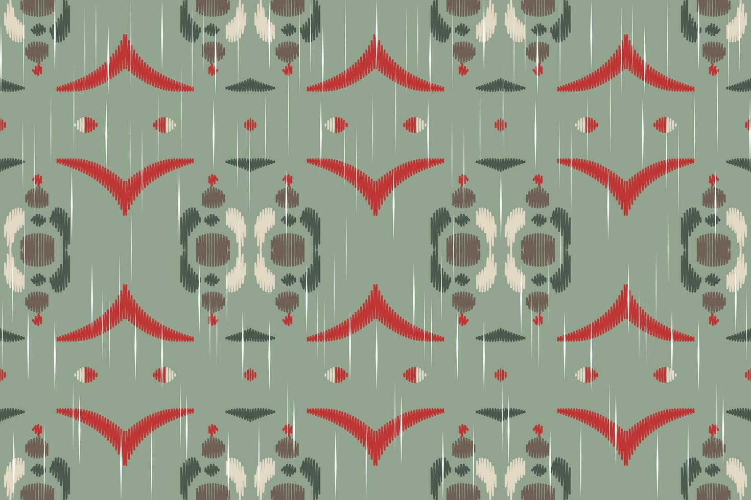 Motif Ikat Floral Paisley Embroidery Background. Ikat Stripes Geometric Ethnic Oriental Pattern Traditional. Ikat Aztec Style Abstract Design for Print Texture,fabric,saree,sari,carpet. vector