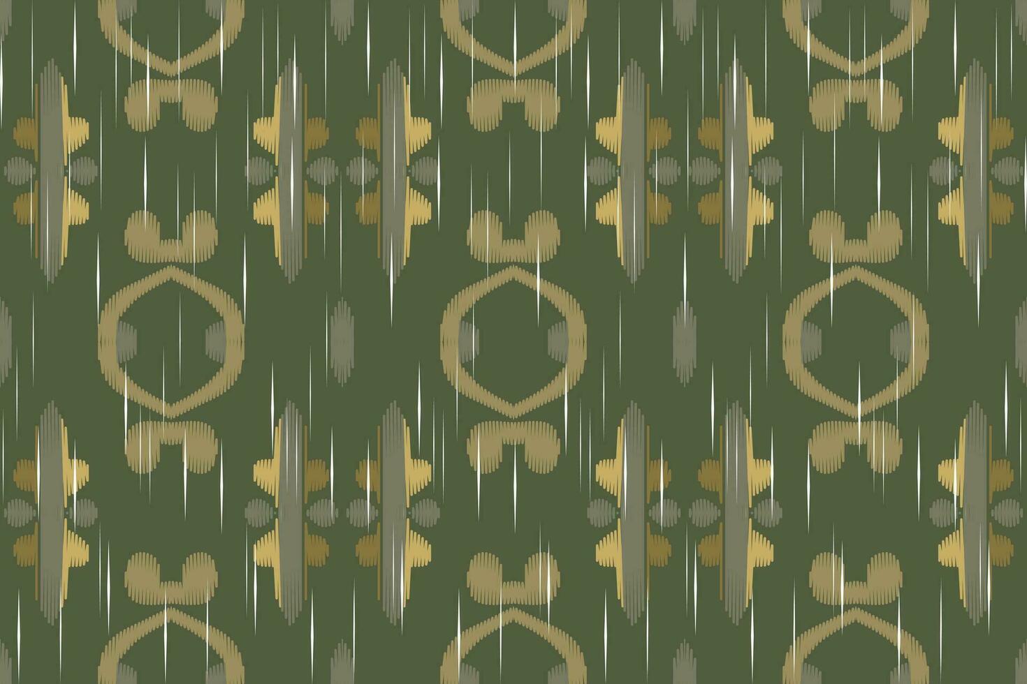 Ikat Damask Embroidery Background. Ikat Aztec Geometric Ethnic Oriental Pattern Traditional. Ikat Aztec Style Abstract Design for Print Texture,fabric,saree,sari,carpet. vector