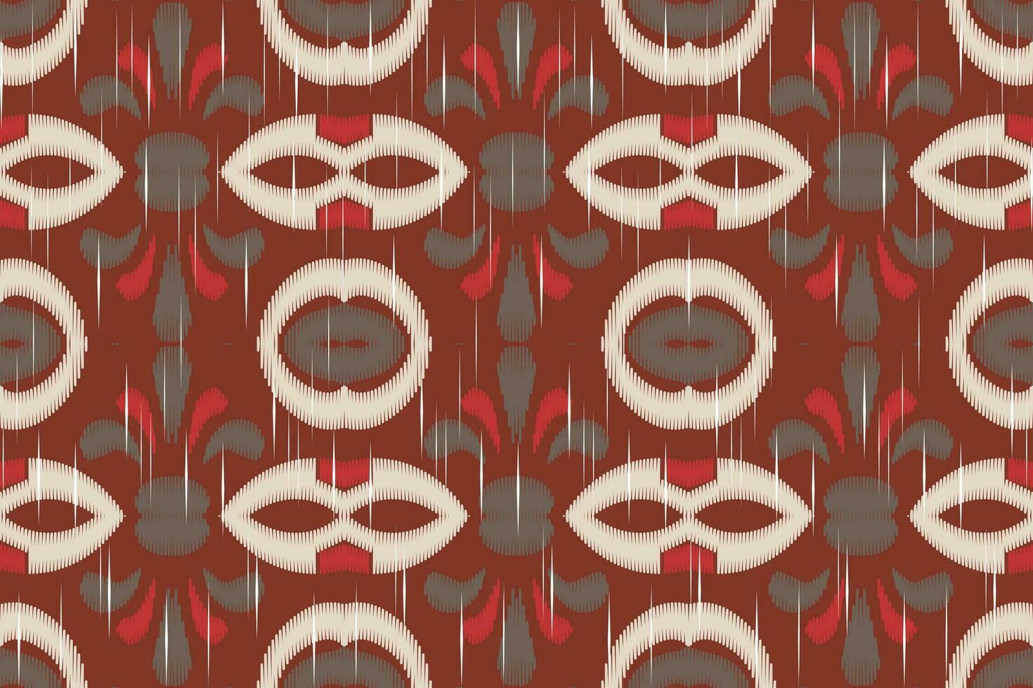 Motif Ikat Floral Paisley Embroidery Background. Ikat Stripe Geometric Ethnic Oriental Pattern Traditional. Ikat Aztec Style Abstract Design for Print Texture,fabric,saree,sari,carpet. vector