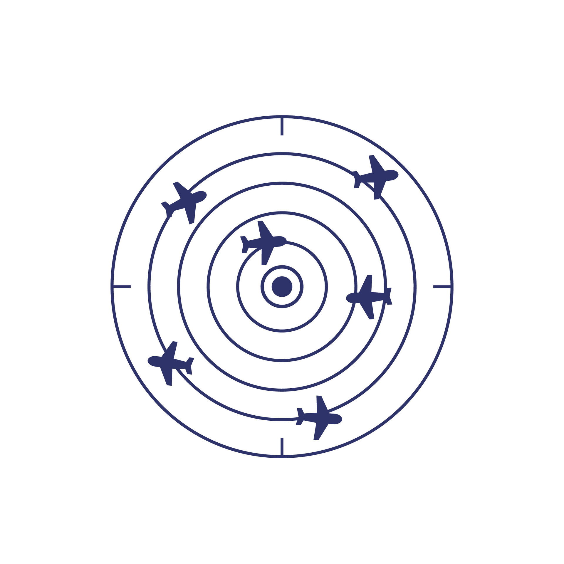 flight radar vector icon on white 27933614 Vector Art at Vecteezy