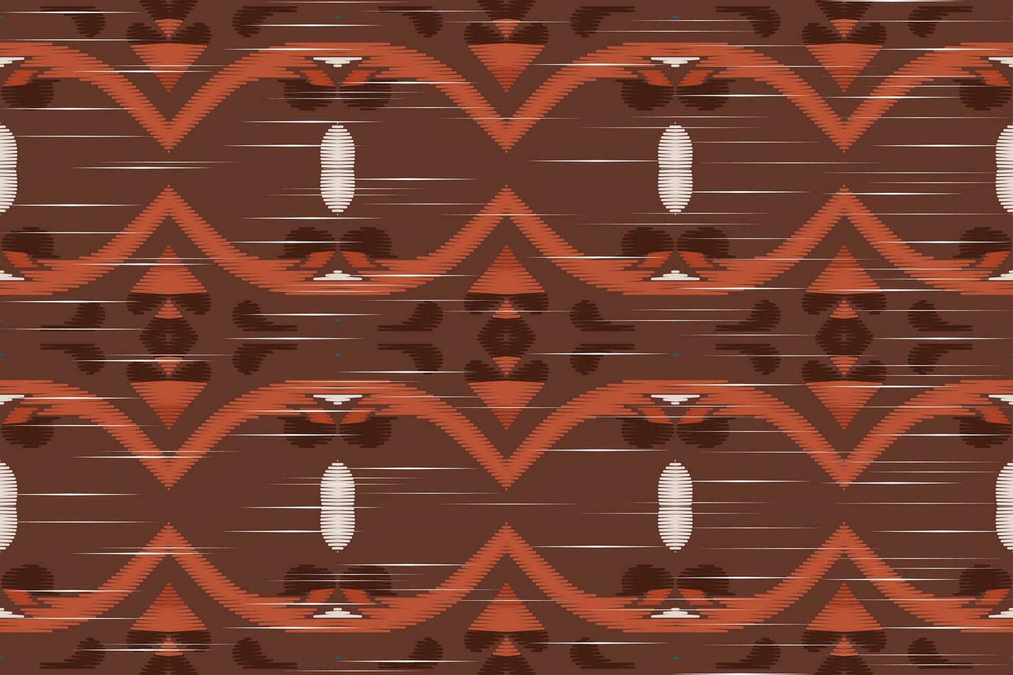 ikat floral cachemir bordado antecedentes. ikat sin costura modelo geométrico étnico oriental modelo tradicional. ikat azteca estilo resumen diseño para impresión textura,tela,sari,sari,alfombra. vector