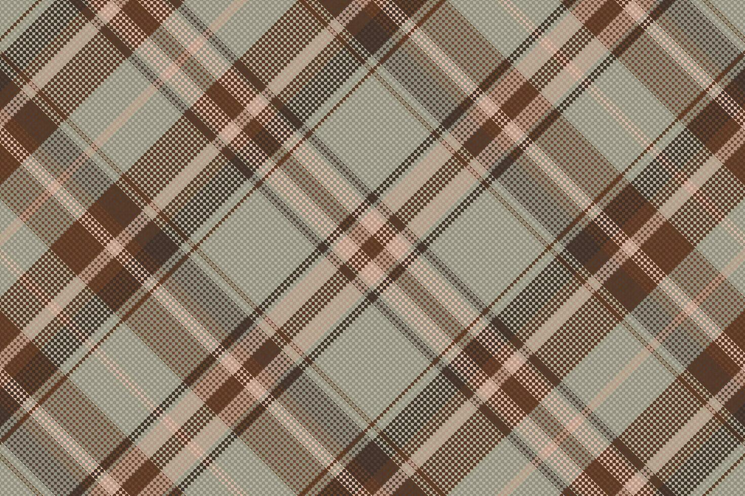 Tartan or plaid winter color pattern. vector