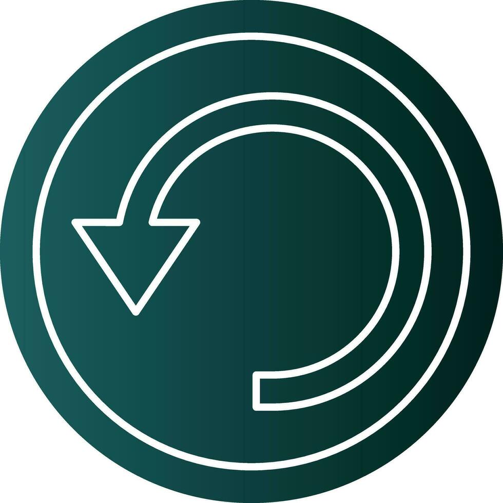Circular Arrow Vector Icon Design