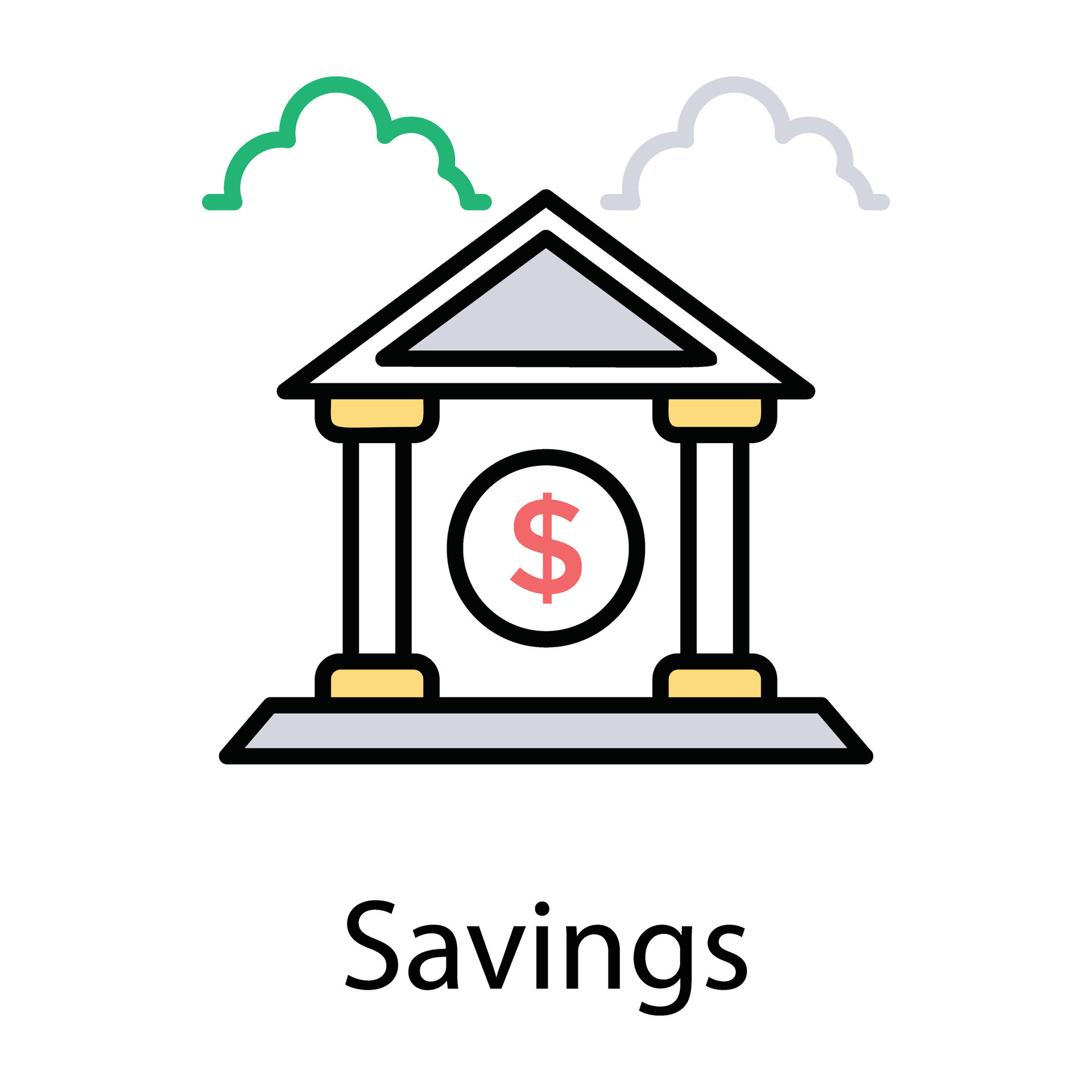 Finance Services Colored Icon 27935123 Vector Art at Vecteezy