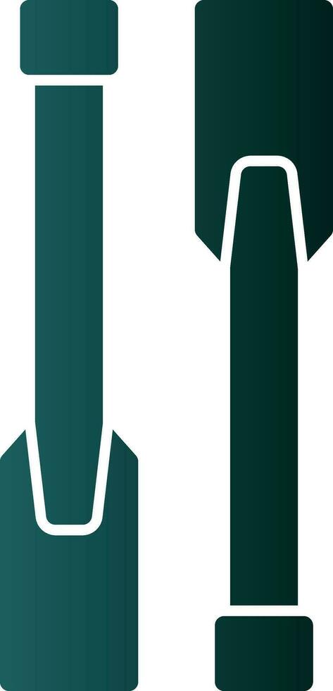 Paddles Vector Icon Design