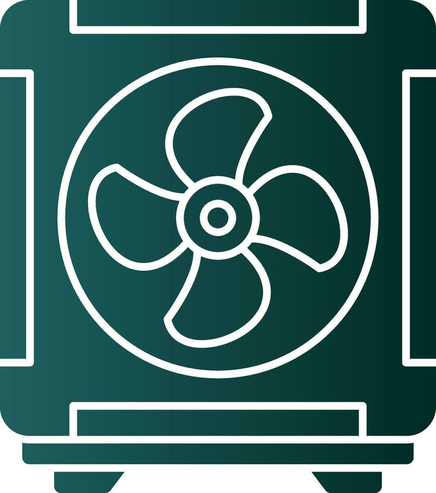 Cooling Fan Vector Icon Design