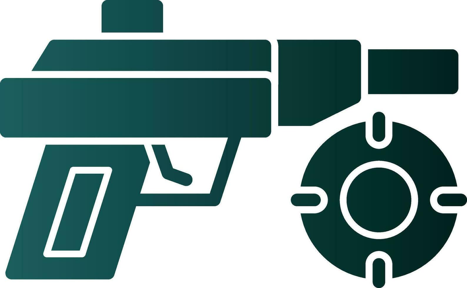 láser pistola vector icono diseño