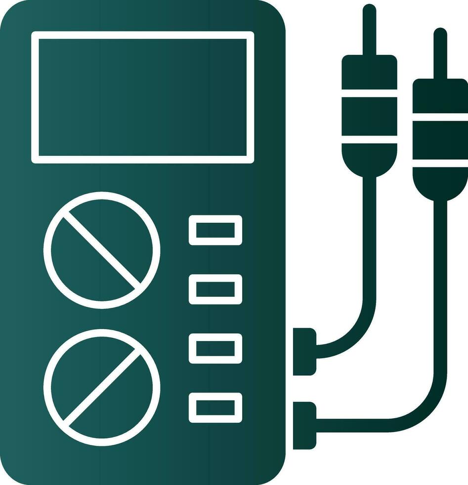 Voltmeter Vector Icon Design