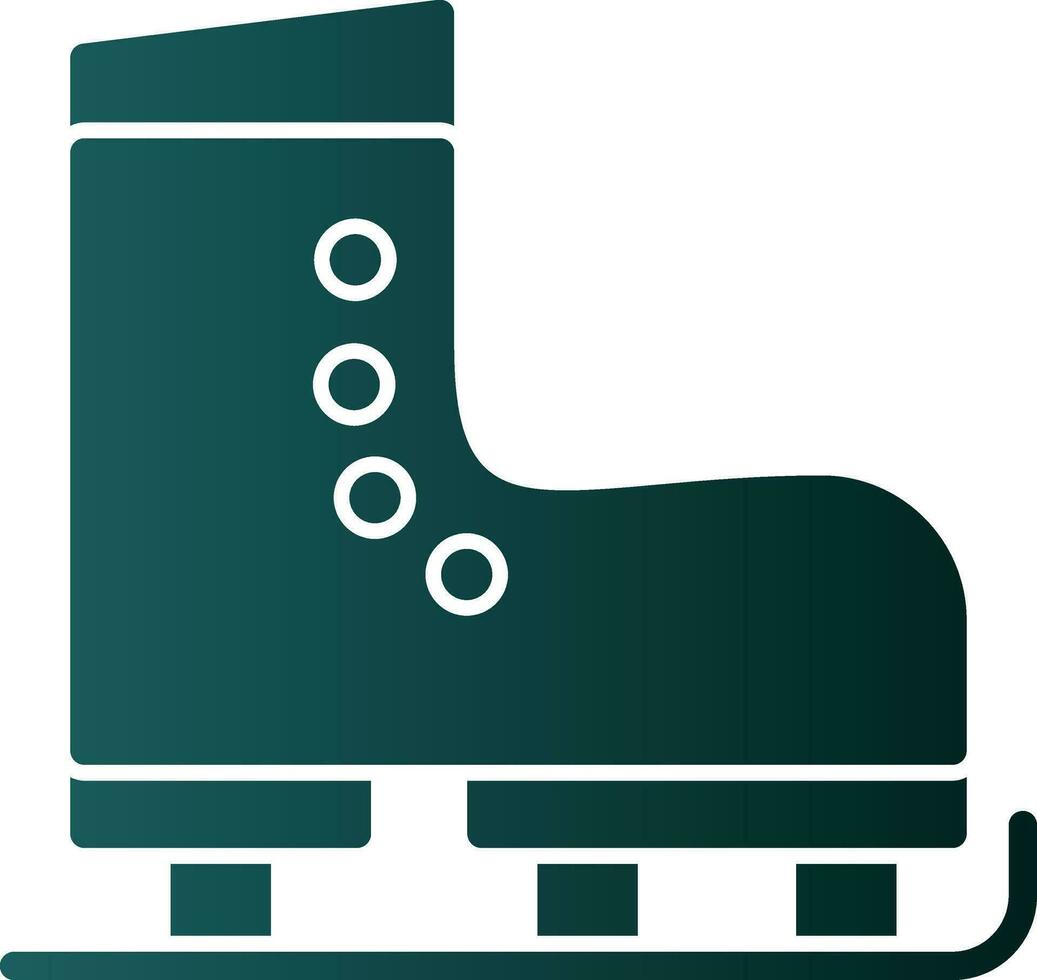 Ice Skate Vector Icon Design